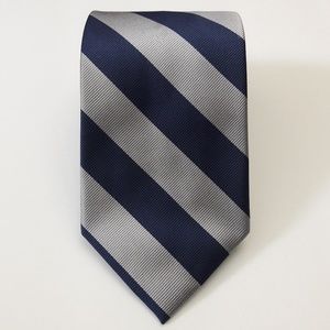 J. Crew Men's 100% Silk Striped Necktie